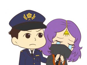 逮捕される占い師