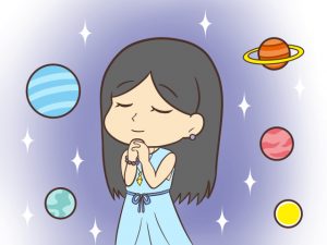 スピリチュアルを信じる女性