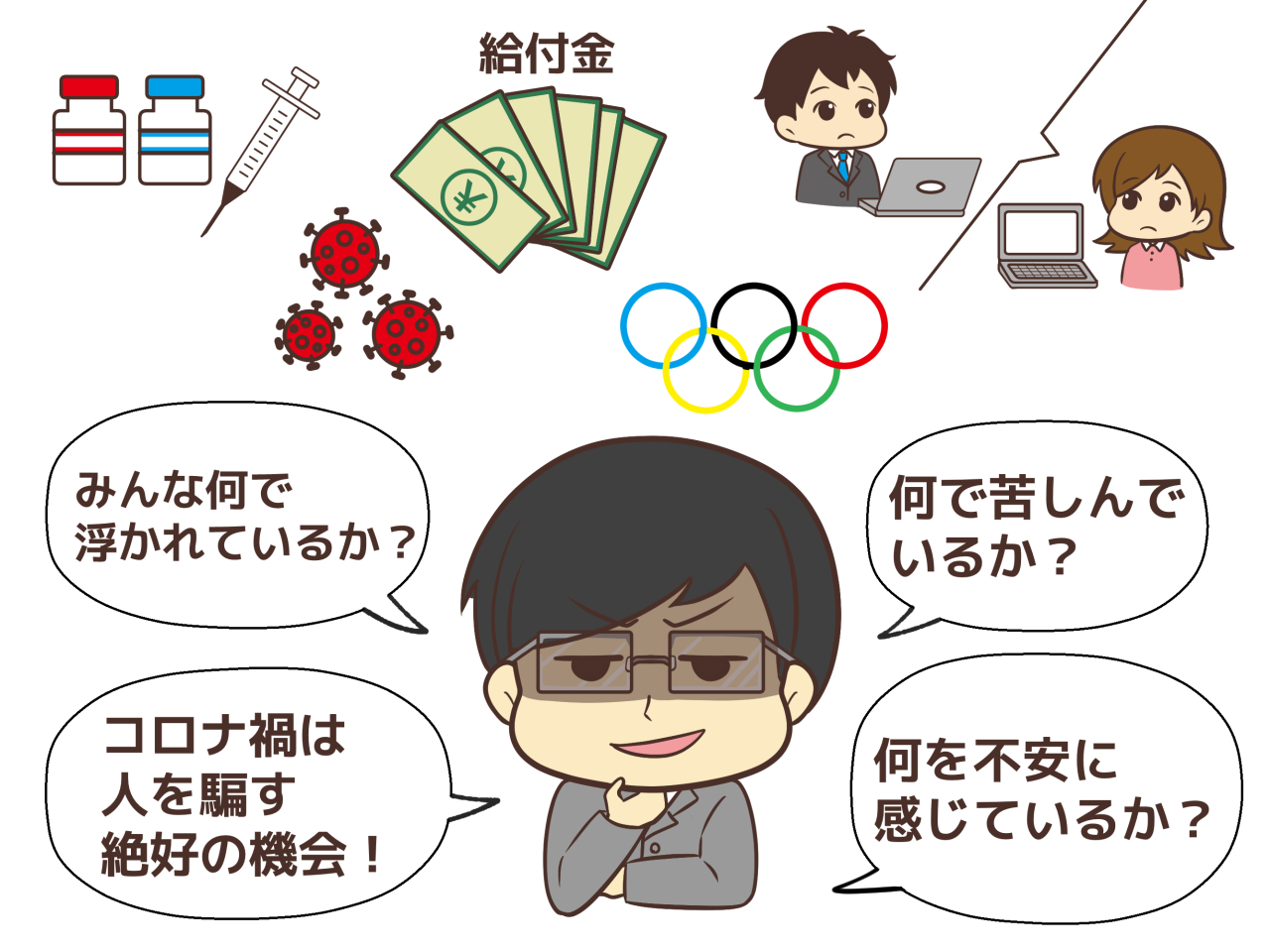 社会情勢と詐欺師