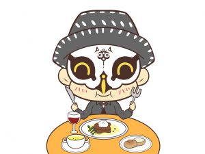 味覚を鍛える／高級レストランで食事を楽しむけんけん先生