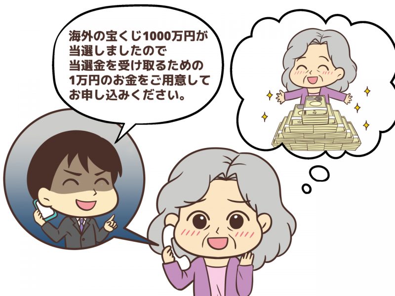 海外宝くじ詐欺