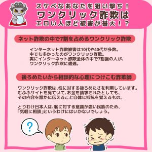スケベなあなたを狙い撃ち！ワンクリック詐欺はエロい人ほど被害が甚大！？