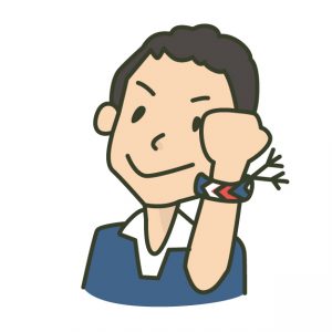 ミサンガをつけた少年